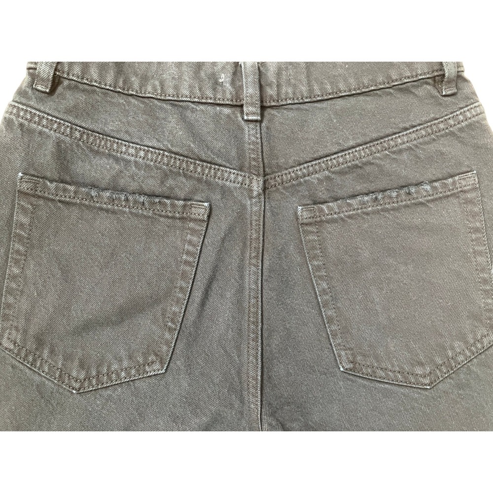 PacSun Black Baggy Distressed Jeans Womens Size‎ 26 Wide Leg Ripped Denim - Picture 4 of 8